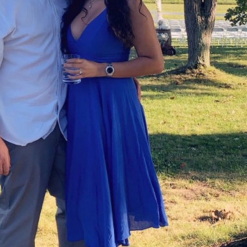 Blue dress